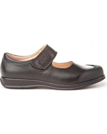 Schuhe für Mädchen ANGELITOS ESCOLAR PIEL 463 NEGRO