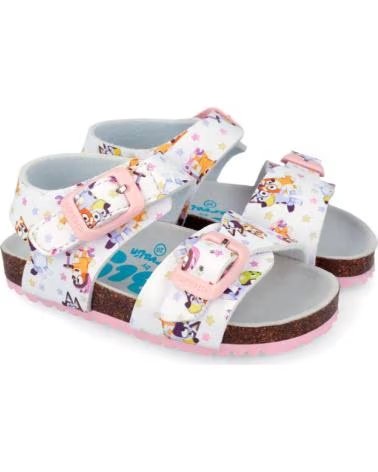 GARVALIN SANDALIAS PARA CHICA 262871 ESTAMPADAS PERRITO BLANCOB050