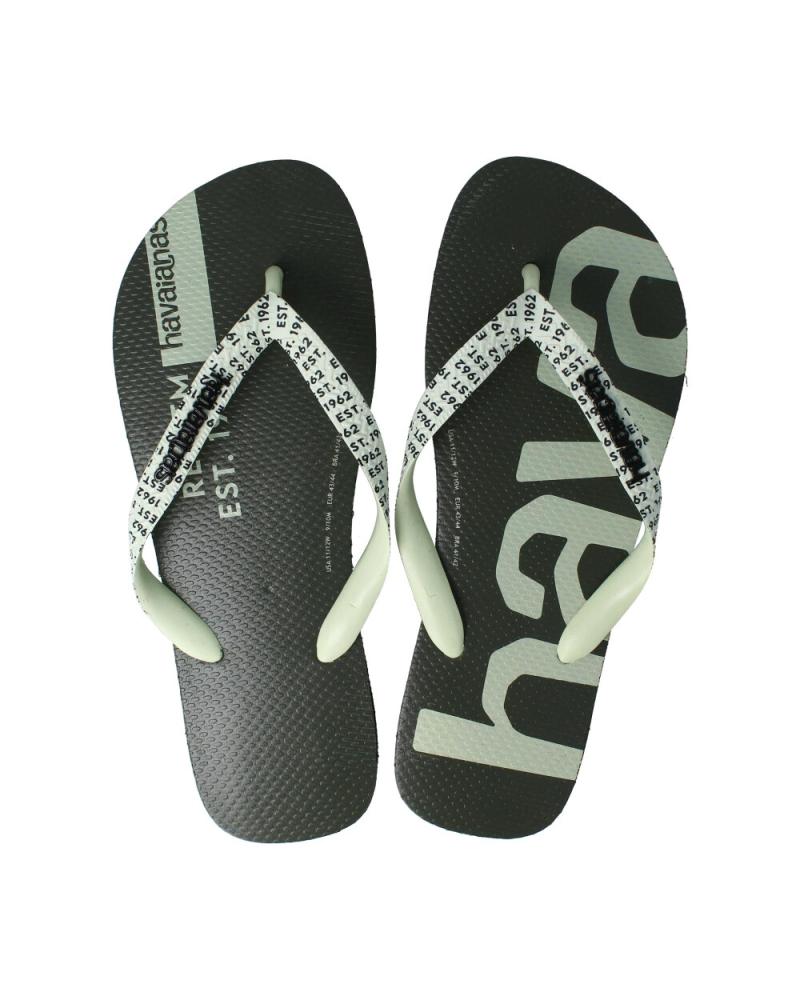 Zehansandalen für Herren HAVAIANAS TOP LOGOMANIA MID TECH BLACK