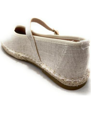 BUBBLE BOBBLE MANOLETINAS NINA YUTE TEXTIL CORREA HEBI BEIGE