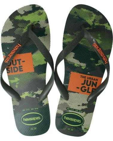 Tongs HAVAIANAS  pour Homme TOP CAMU  LIME GREEN