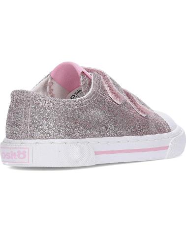 CONGUITOS ZAPATILLAS RESPETUOSAS OSITO GO FLEX CON CIERRE DE VELCRO PINK
