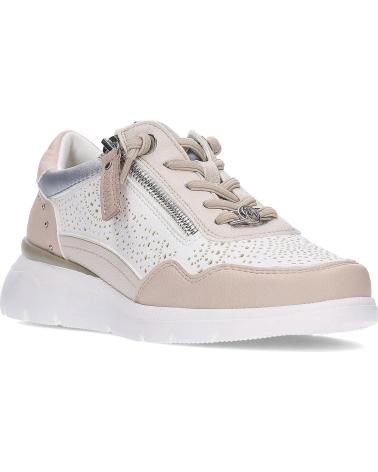 CARMELA TÊNIS ESPORTIVO CARMELA 163096 EM COURO BEIGE