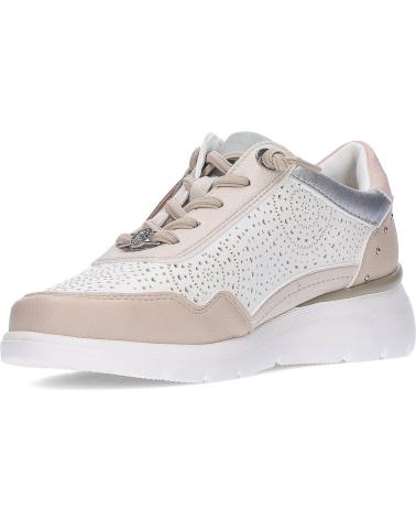 CARMELA TÊNIS ESPORTIVO CARMELA 163096 EM COURO BEIGE