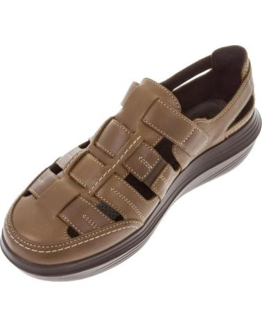 KYBUN SANDALIAS ARBON DE PIEL BROWN