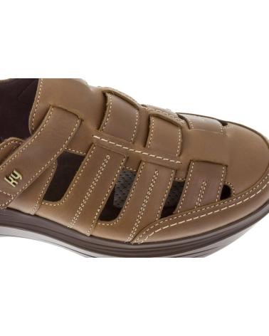 KYBUN SANDALIAS ARBON DE PIEL BROWN