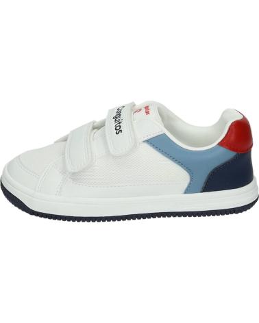 CONGUITOS ZAPATILLAS DEPORTIVAS INFANTILES COSH328007 CON CIERRE DE VELCRO BLANCO