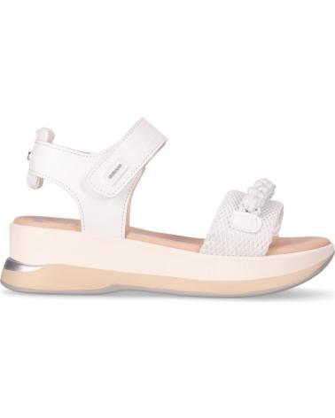 CHIKA10 SANDALIA AGORA 31 CON PLATAFORMA Y DETALLES DECORATIVOS BLANCO-WHITE