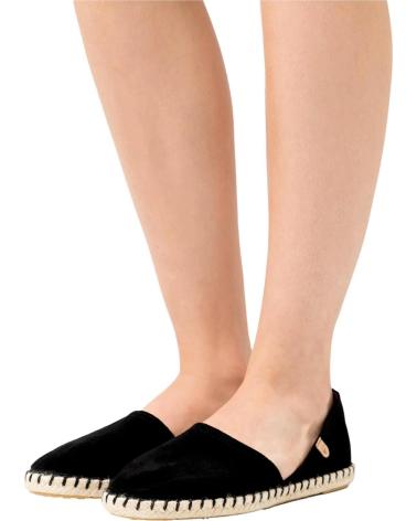 VERBENAS ALPARGATAS MUJER MODELO CARMEN SERRAJE COLOR  NEGRO