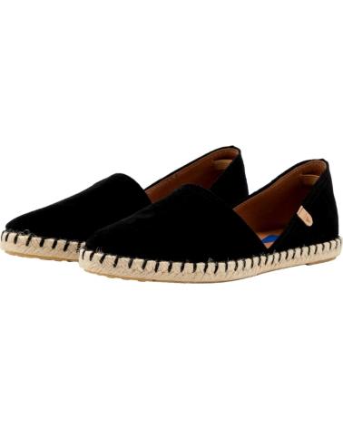 VERBENAS ALPARGATAS MUJER MODELO CARMEN SERRAJE COLOR  NEGRO