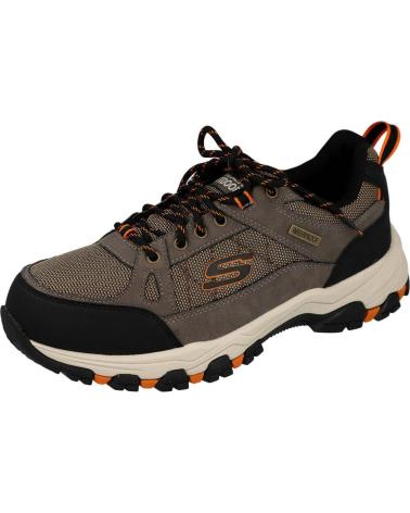 SKECHERS ZAPATILLAS TRAIL WATERPROOF MONTANA MARRON