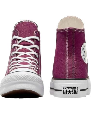 CONVERSE ZAPATILLAS CONVERSE CHUCK TAYLOR ALL STAR HIGH PLATFORM LEGEND BERRY LEGEND BERRY-WHITE-BLACK