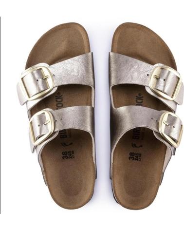 BIRKENSTOCK ARIZONA BIRO-FLOR TAUPE