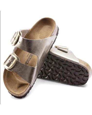 BIRKENSTOCK ARIZONA BIRO-FLOR TAUPE
