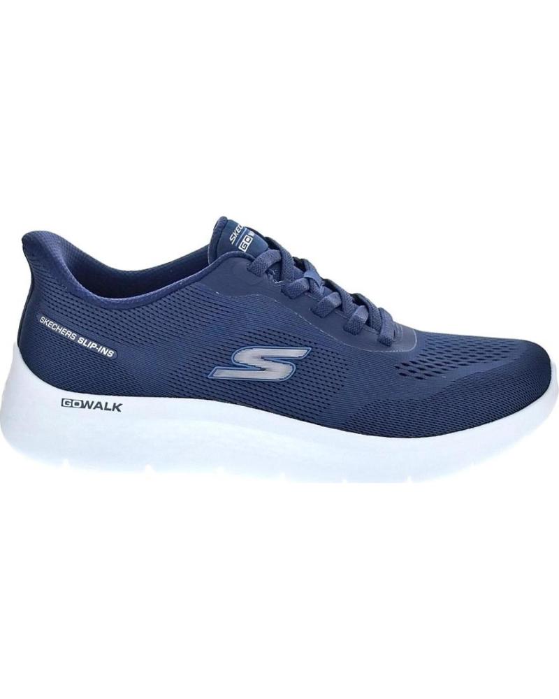 SKECHERS SLIP-INS GO WALK FLE AZUL