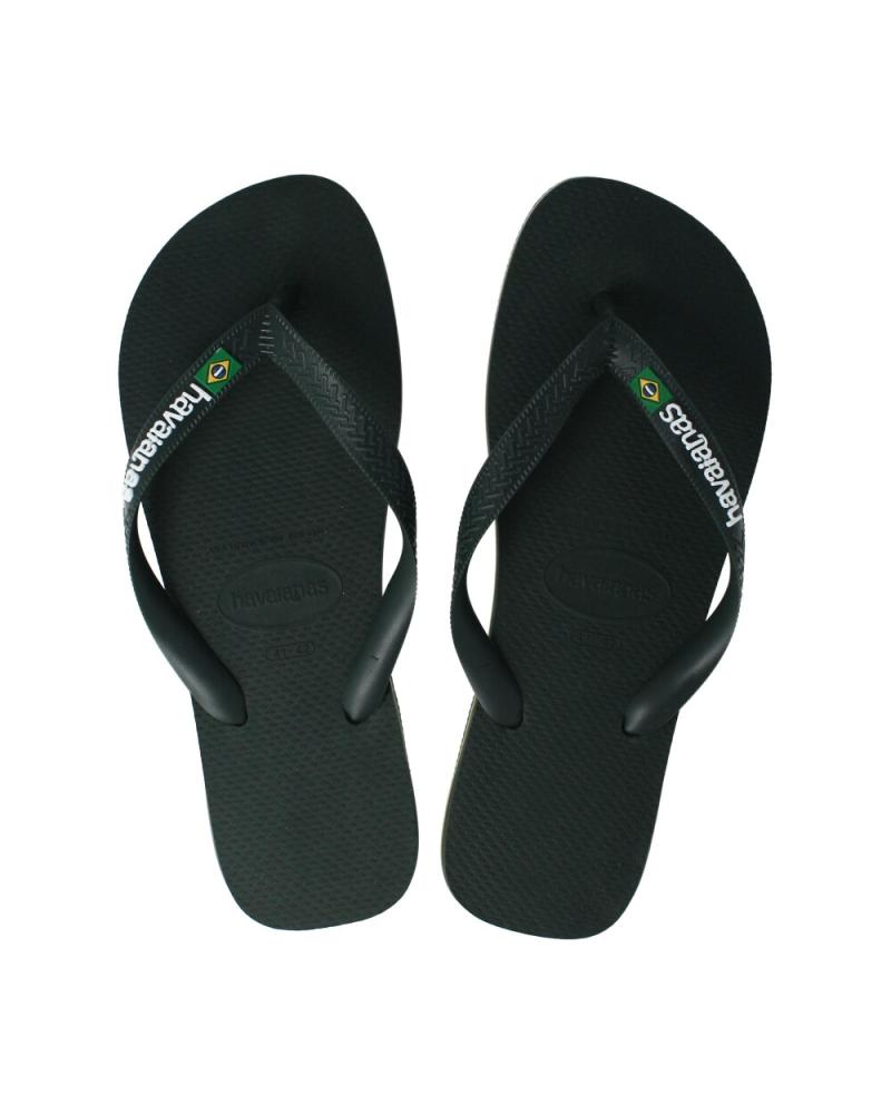 Chanclas HAVAIANAS  de Hombre BRASIL LOGO  GREEN OLIVE