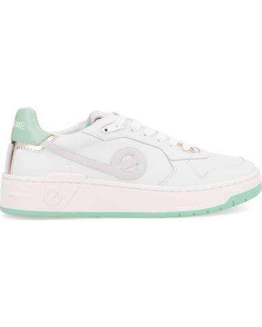 NO NAME ZAPATILLAS KELLY EN PIEL DE CORDERO GRANULADA DOVE-JADE DOVE-JADE
