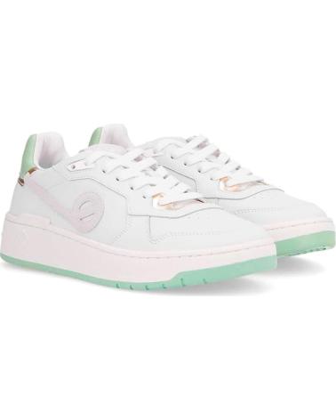 NO NAME ZAPATILLAS KELLY EN PIEL DE CORDERO GRANULADA DOVE-JADE DOVE-JADE