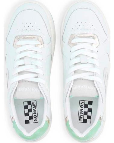 NO NAME ZAPATILLAS KELLY EN PIEL DE CORDERO GRANULADA DOVE-JADE DOVE-JADE