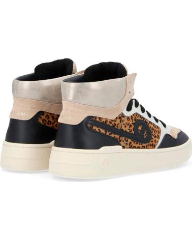 NO NAME ZAPATILLAS KELLY MID W P CON ESTAMPADO ANIMAL BROWN