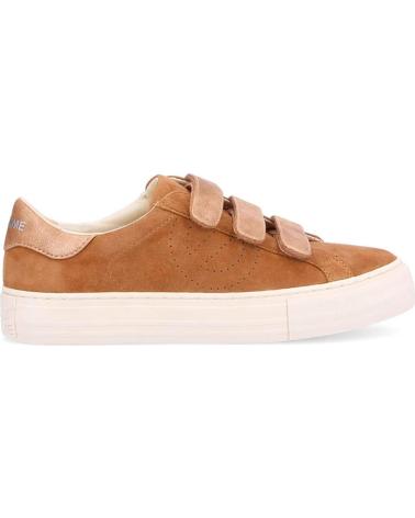 NO NAME ZAPATILLAS ARCADE STRAPS EN ANTE CON PERFORACIONES CAMEL