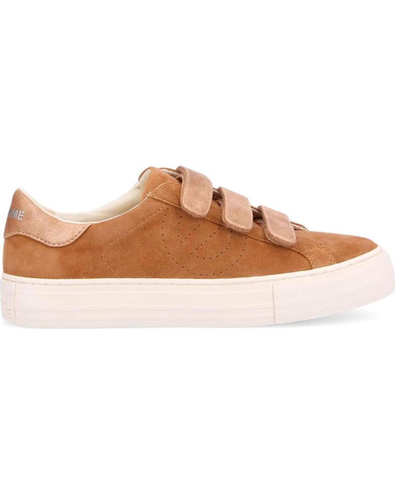 NO NAME ZAPATILLAS ARCADE STRAPS EN ANTE CON PERFORACIONES CAMEL
