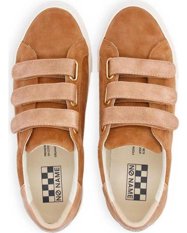 NO NAME ZAPATILLAS ARCADE STRAPS EN ANTE CON PERFORACIONES CAMEL