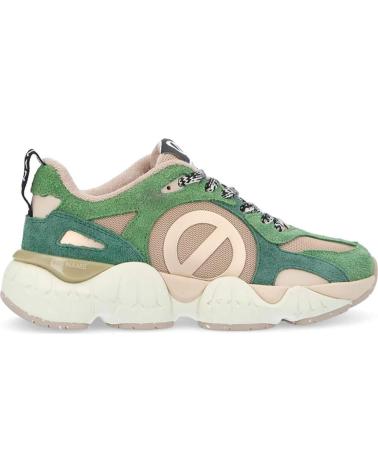 NO NAME ZAPATILLAS KRAZEE RUNNER W H SDE-KNIT WHITE-DUCK-AQUA
