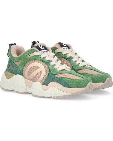 NO NAME ZAPATILLAS KRAZEE RUNNER W H SDE-KNIT WHITE-DUCK-AQUA