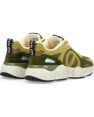 NO NAME ZAPATILLAS KRAZEE RUNNER CON PANELES DE MALLA Y ANTE WHITE-DUCK-AQUA