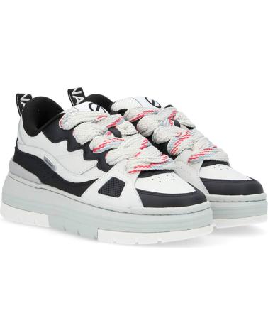 NO NAME ZAPATILLAS NOLLIE EN NAPPA Y NOBUK DOVE-GOLD