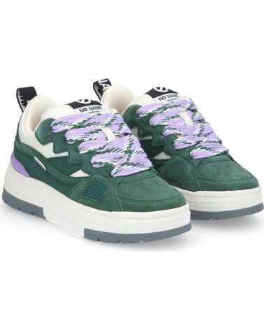 NO NAME ZAPATILLAS NOLLIE SUEDE-STRAW MINT-DOVE-GOLD