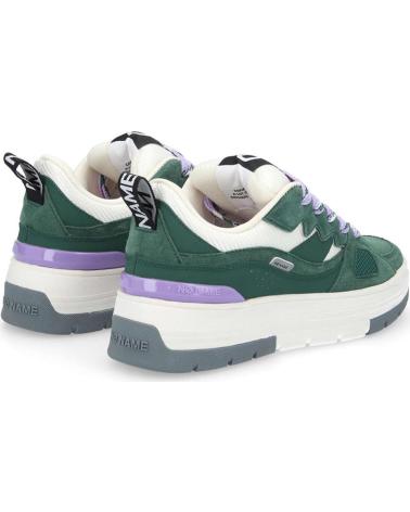NO NAME ZAPATILLAS NOLLIE SUEDE-STRAW MINT-DOVE-GOLD