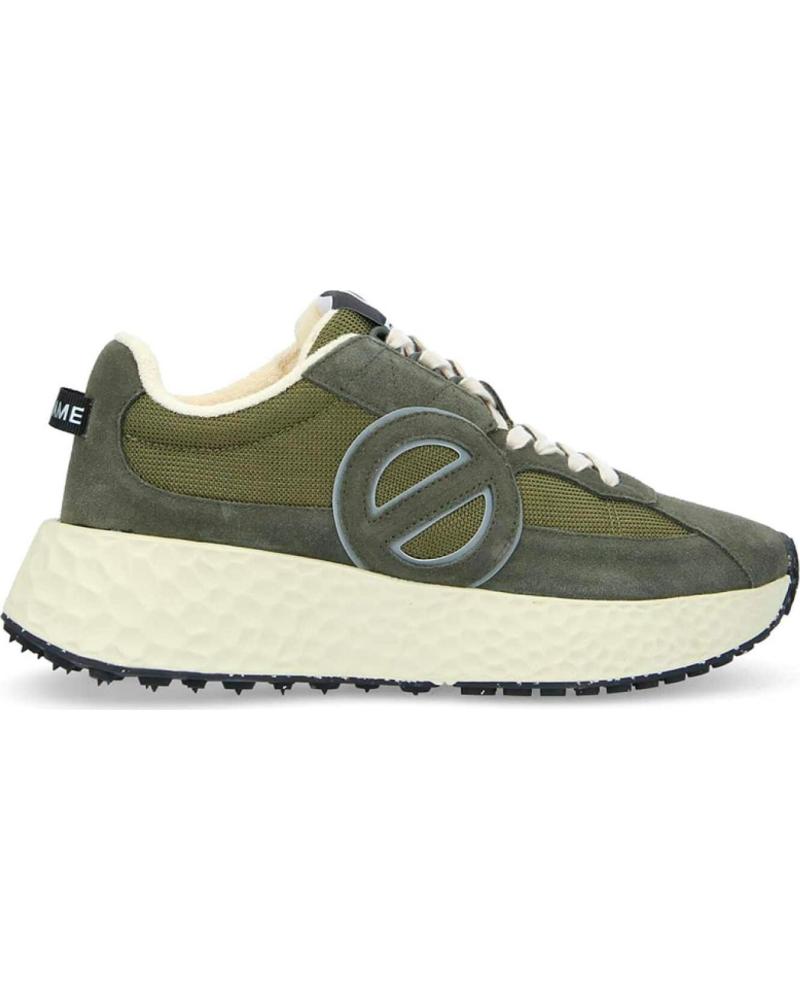 NO NAME ZAPATILLAS RUNNER M SUEDE-KNIT NO NAME GREEN