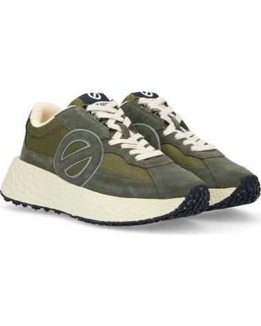 NO NAME ZAPATILLAS RUNNER M SUEDE-KNIT NO NAME GREEN