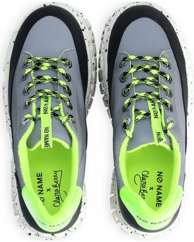 NO NAME ZAPATILLAS HIKER WALK CON SUELA TRACK Y DETALLES NEÓN SMOKE