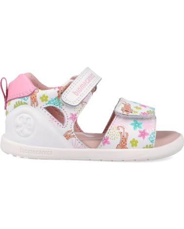 BIOMECANICS SANDALIA PARA NINA 262163 WIDER ESTAMPADA BLANCOA050