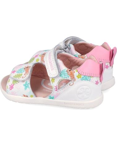 BIOMECANICS SANDALIA PARA NINA 262163 WIDER ESTAMPADA BLANCOA050