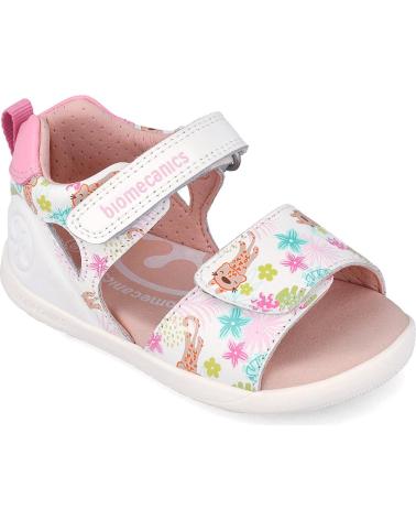 BIOMECANICS SANDALIA PARA NINA 262163 WIDER ESTAMPADA BLANCOA050