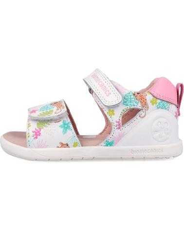 BIOMECANICS SANDALIA PARA NINA 262163 WIDER ESTAMPADA BLANCOA050