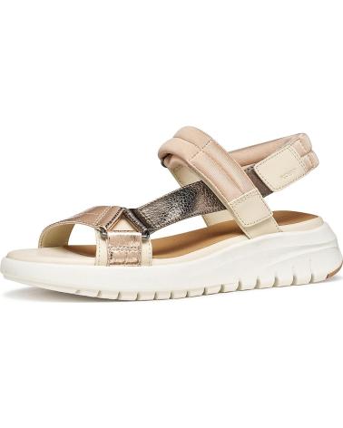 GEOX SANDALIAS D65BSD D FLEXTRIDE DKBEIGE