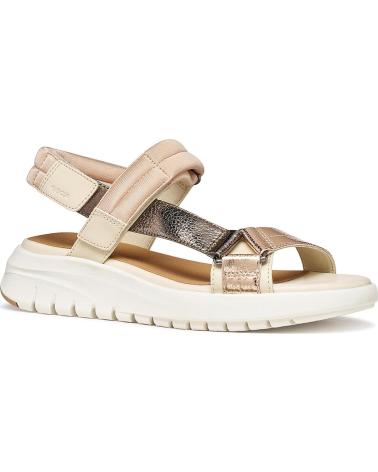 GEOX SANDALIAS D65BSD D FLEXTRIDE DKBEIGE