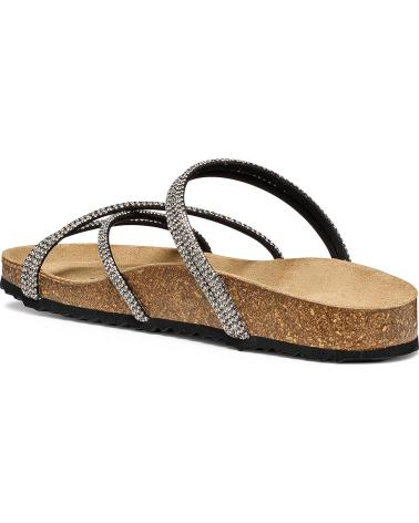 GEOX SANDALIAS MUJER MUJER D65Y3I NEGRO