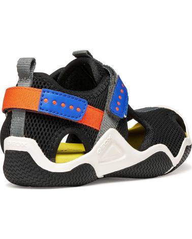 GEOX SANDALIAS INFANTILES GEOX WADER J1530A BLACKORANGE