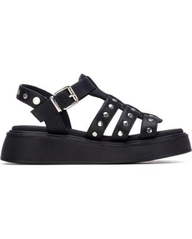XTI SANDALIAS TACHUELAS NEGRO
