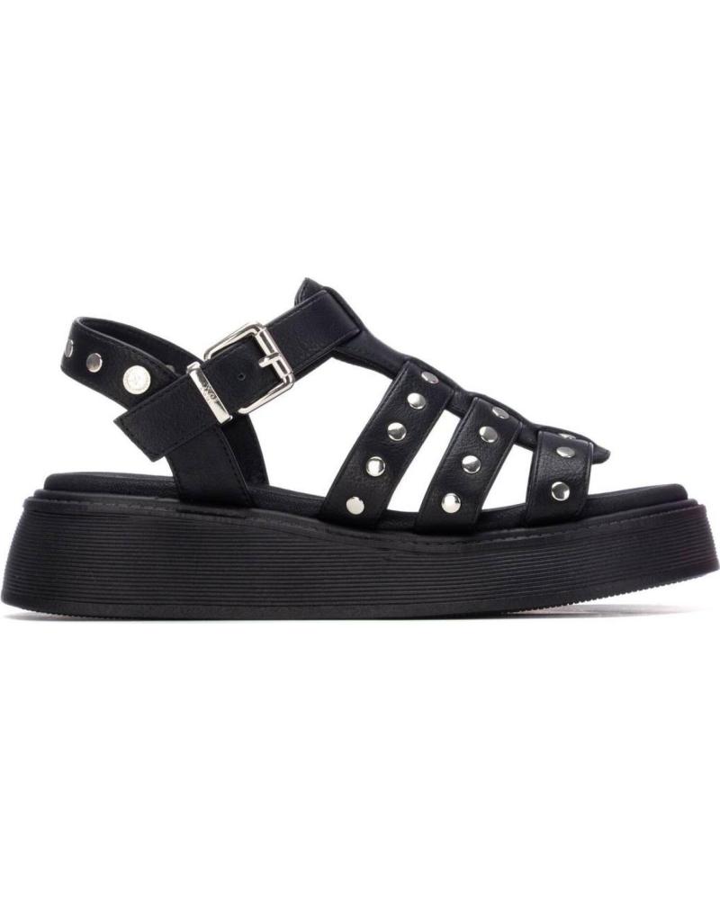 XTI SANDALIAS TACHUELAS NEGRO