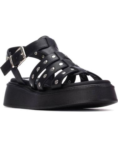 XTI SANDALIAS TACHUELAS NEGRO
