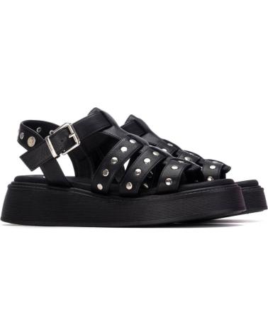 XTI SANDALIAS TACHUELAS NEGRO