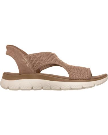 SKECHERS SANDALIAS PLANAS MUJER SUMMITS - SWEETLY EVOLVED MARRON MARRóN