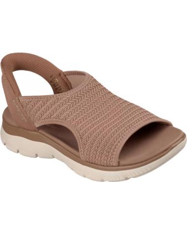 SKECHERS SANDALIAS PLANAS MUJER SUMMITS - SWEETLY EVOLVED MARRON MARRóN